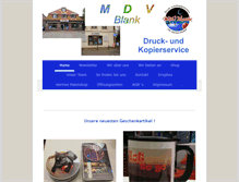 Tablet Screenshot of mdv-blank.de